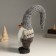 Interior doll "Santa Claus in a long gray cap with a heart" 48 cm