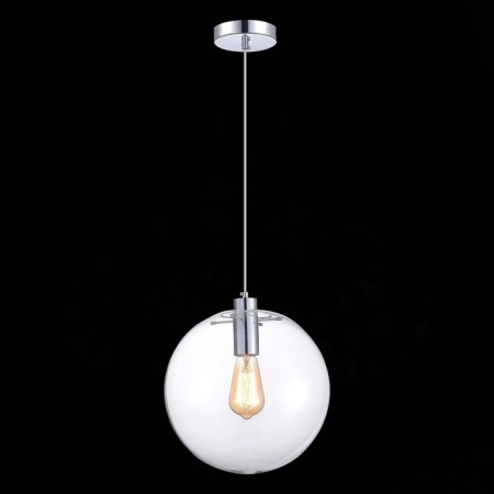 STL LUCE Sus. SL1056.123.01. Noor. 1x60 W, E27, 30x30x160 cm, chromium color-2