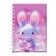 Notebook Gift Book on the crest 80l, line, color block, PVC Bun 3D cover (17.6x13.5cm) 105