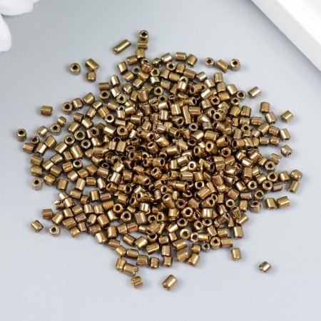 Glass bead 12/0 "cylinder. Bronze" 10 g-1