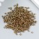 Glass bead 12/0 "cylinder. Bronze" 10 g