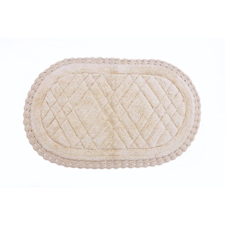 Bathroom mat Sofi de Marko Rachel, lace, size 50x70 cm, cappuccino color