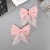 Hair clip "Marta" (set 2 pcs) overflow, 7.5 cm, pink