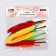 A set of feathers for decor 10 pcs., Size 1 pc: 15 × 1.5 cm, MIX color