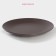 Board Ceramic dining shade "pastel", d = 27 cm, brown color