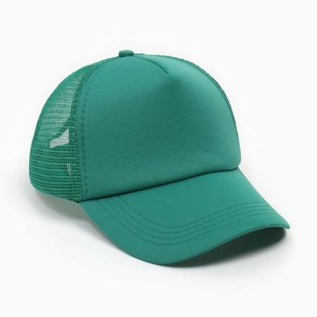 Baseball cap, emerald color, size 56-58