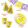 A set of paper dishes disposable ducks ”: 6 plates, 1 garland, 6 glasses, 6 caps
