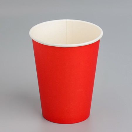 Paper glass "red" 350 ml, diameter 90 mm