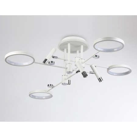 LED ceiling LED with Ambrella Light, Linetech, FL51648, LED, 98 W, 7350LUM, 3000-6400K, Chrome Color, Chrome-5
