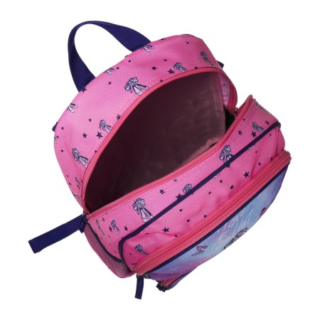 School backpack 38 x 27 x 17, ergonomic back, Devente Attomex Basic, Ballet, Pink 70334440-9