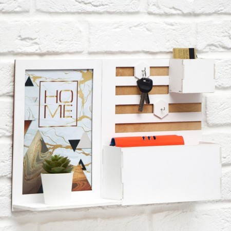 The key of the wall "Home", mountains, 42 × 28.7 × 8 cm.-1