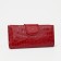 Women's wallet on magnet, red color
