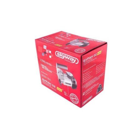 Car compressor Skyway, Metal, 35 l/min, in a cigarette lighter, bag, 7 a, S02001004-4