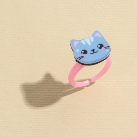Children's ring "Cat" 2 x 1.8 x 1.5 cm-2