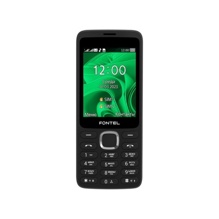 Cell phone Fontel FP280, 2.8 ", 2 SIM, Microsd, 1450 mAh, black