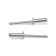 Rolls Exhaust tundra krep, aluminum-old, 50 pcs, 4.8 x 12 mm