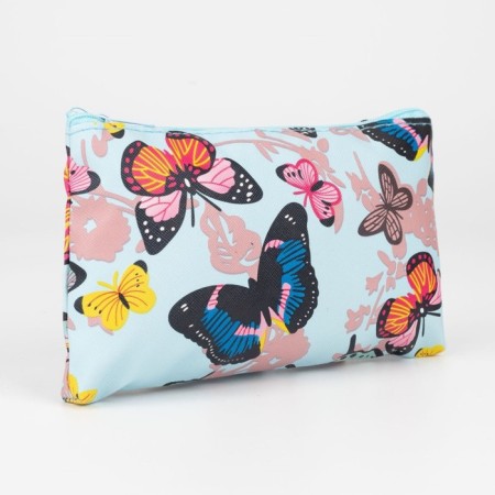 Cosmetic bag with lightning, blue/multi -colored color