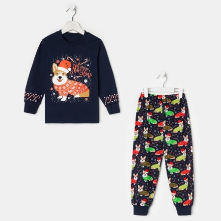 Pajama nursery, blue color, height 128 cm-4