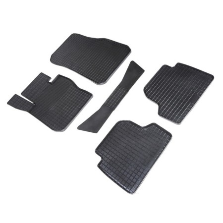 Rubber rugs ’grid’ for BMW 4 Ser F32 Coupe Xdrive, 2011-