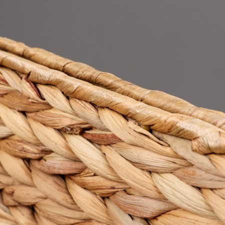 Wicker basket with a lid 40x25x18 cm-4