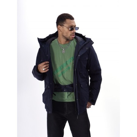 Ski jacket men's, size 52, the color is dark blue-13