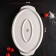Porcelain dish for baking Magistro "Blanche", 33 × 21 × 2.5 cm, white color