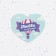 Valentine's postcard double "love to the clouds" balloon