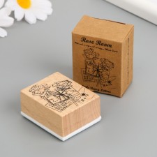 Printing wood, rubber 