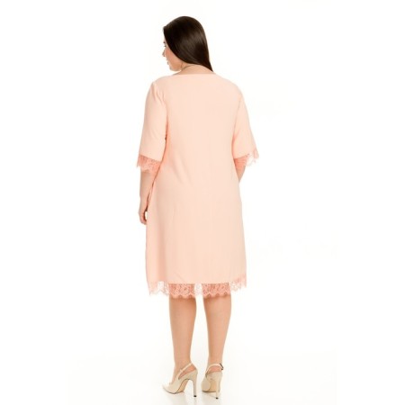 Female dress, size 52, powder color-4