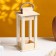 Kashpo wooden 11 × 11 × 24 cm "flashlight", handle rope, natural give beautifully