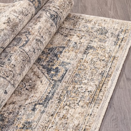 Rectangular Lysandra Hali Shanti carpet, size 230x160 cm, color Cream-2
