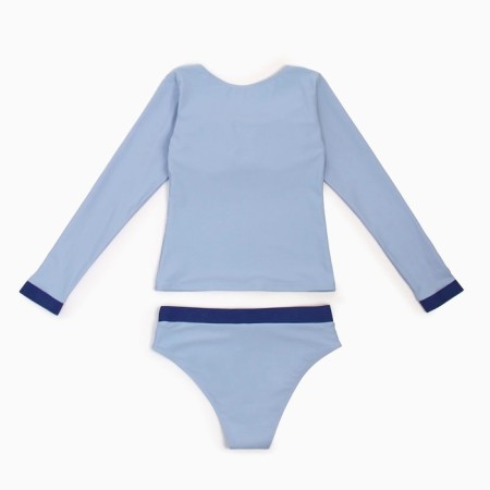 Swimsuit female separate minku color blue, size 44-4