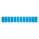 Klemic screw block KV-35 10-35, current 80 A, polypropylene blue rexant (10 pcs.