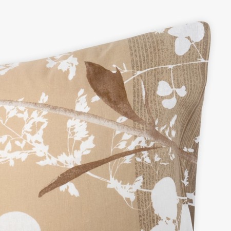 Pillowcase Ethel "Cream Morning" 70x70 ± 3 cm, 100% cotton, calico 125 g/m² mix-1