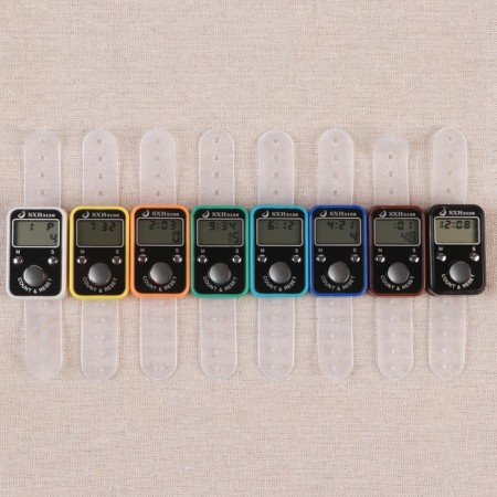 The counter of the rows is electronic, on a belt, 3 modes, 10.5 × 2.5 × 2 cm, color mix-2