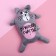 Magnet "bring happiness", kot, 15 cm