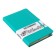 Sketchmarker sketchbook, 130 x 210 mm, 80 sheets, solid -leather cover, emerald, block 140 g/m2