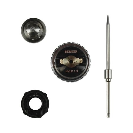 Set of Silbert BG1392, HVLP, nozzle, needle, due 1.3 mm shift-1