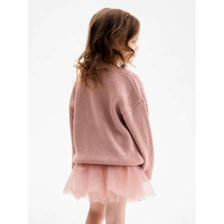 Джемпер детский KAFTAN Love р.32 (110-116 см), розовый-2