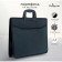 Portfolio 1 department A4, plastic, with a pen, on a zipper, black