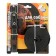AMUNITION set The reflective "Zononic", Osh 37-51x2.5 cm, leash 3 m, kapron, black