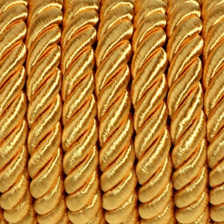 Cord twisted, d = 10 mm, 9 ± 1 m, gold color-1