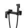 Biddor "RMS" SUS129BL-6-2, with a hygienic shower, stainless steel, black