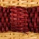 Wicker basket, with a bow, 27 x 13 x 11/24 cm, sequoia