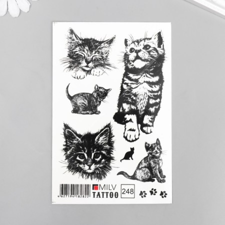 Tattoo on the body "kittens of h/b" 10x15 cm