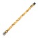 Collar with Militari's backlight 3 glow modes size XL, Osh 60-70 x 2.5 cm yellow