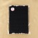 Lace elastic fabric, 195 mm × 2.7 ± 0.5 m, black color