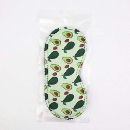 Avocado sleep mask, 19.5 × 8.5 cm, elastic band is single, MIX drawing-7