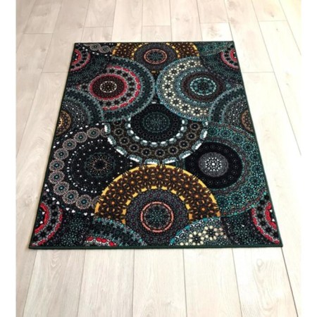 Rosetta Dzhtal carpet, size 110x170 cm, print circles-1