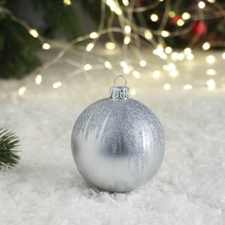 Christmas ball D-8 cm "Kiss under the umbrella" mix-3